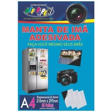Papel Adesivado A4 Manta De Imã Para Geladeira, Calendários