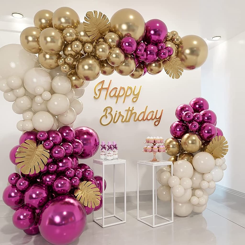 Kit 127 Balão Bexiga Liso Balões Peças Aniversário Festas Para Criança Meninos Meninas
