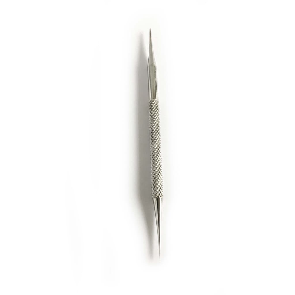 Palito Manicure Duas Pontas de Unha Aço Inox 008