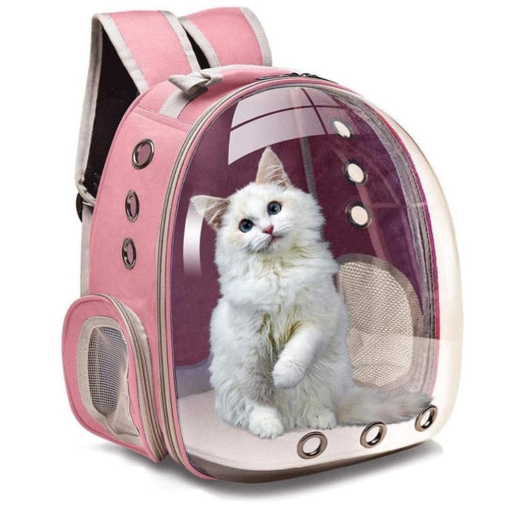 Mochila Bolsa Pet Visao Panoramica Astronauta Gato Cachorro Passeio Cupula Respiravel