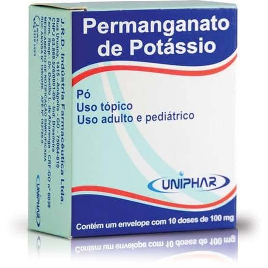 Permanganato De Potassio Pó 1 Envelope 10 Doses