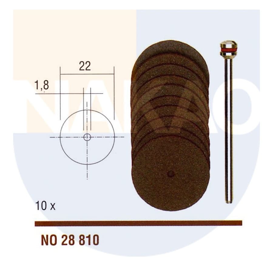 Disco de Corte Corindo 22x0,7mm Proxxon 28810 para Corte Preciso em Metal Aço Ferramenta