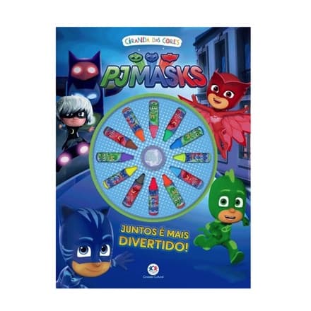 Livro de Colorir PJMasks Juntos é Mais Divertido!