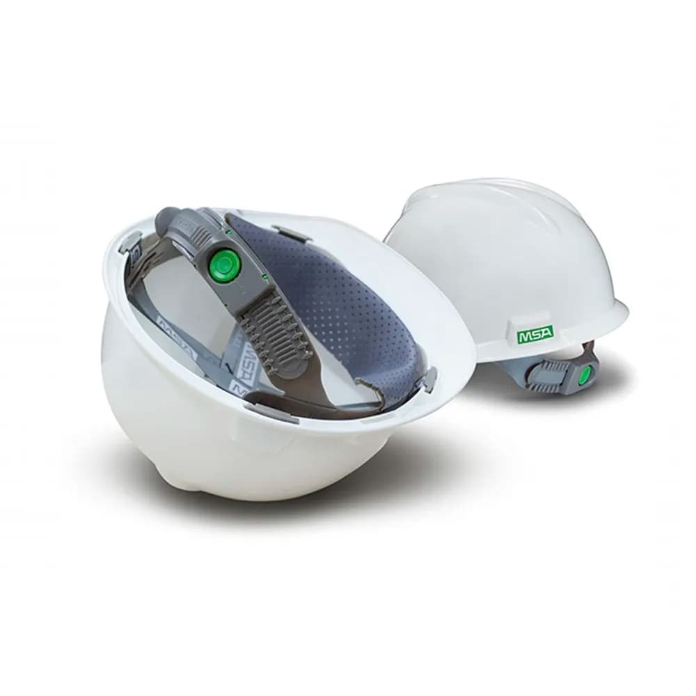 Capacete MSA com Jugular Reforçado e Confortável Segurança Para Obras Construção Civil Trabalho Epi Proteção Engenheiro