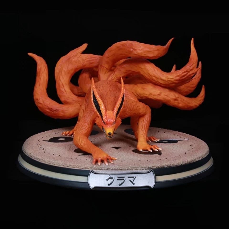 Estoque pronto Doméstico Nove Caudas Nove Caudas Lama Cauda Besta Ressonância Série Figura Estátua gk Modelo Coleção