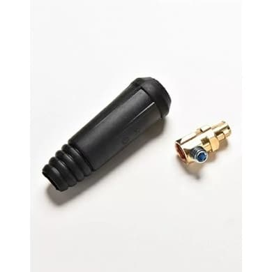 Conector Macho Cabo Máquina Solda 13mm Engate Rápido
