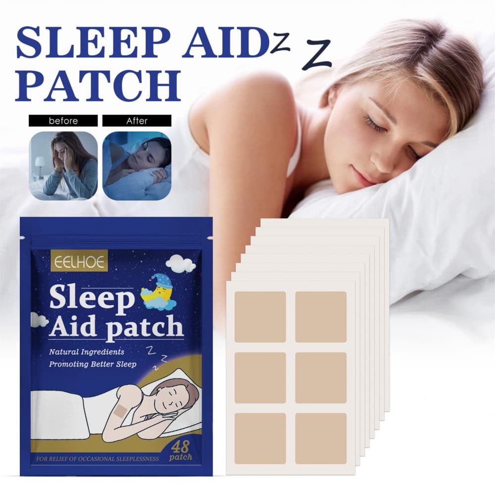 48PCS Sleep Ajuda Adesivos Natural Sleepy Herb Insônia Qualidade para desfrutar de relaxante Sleep Al