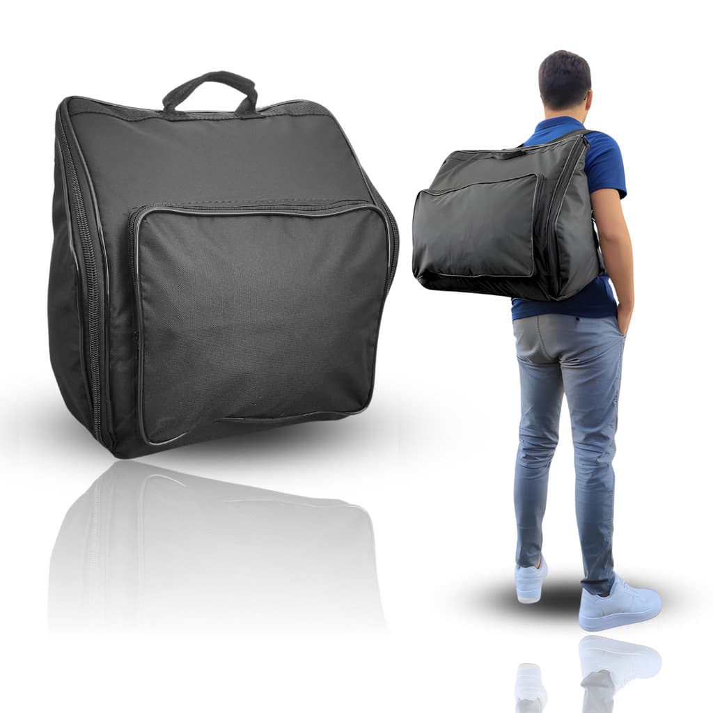 Capa Bag Estojo Mochila P/ Acordeon Sanfona Gaita 80 Baixos