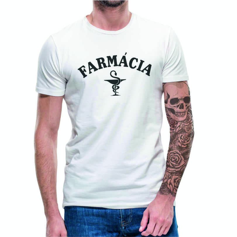 Camiseta Farmacia Camisa Farmaceutico Profissão Pronta Entrega blusa 100% Algodão