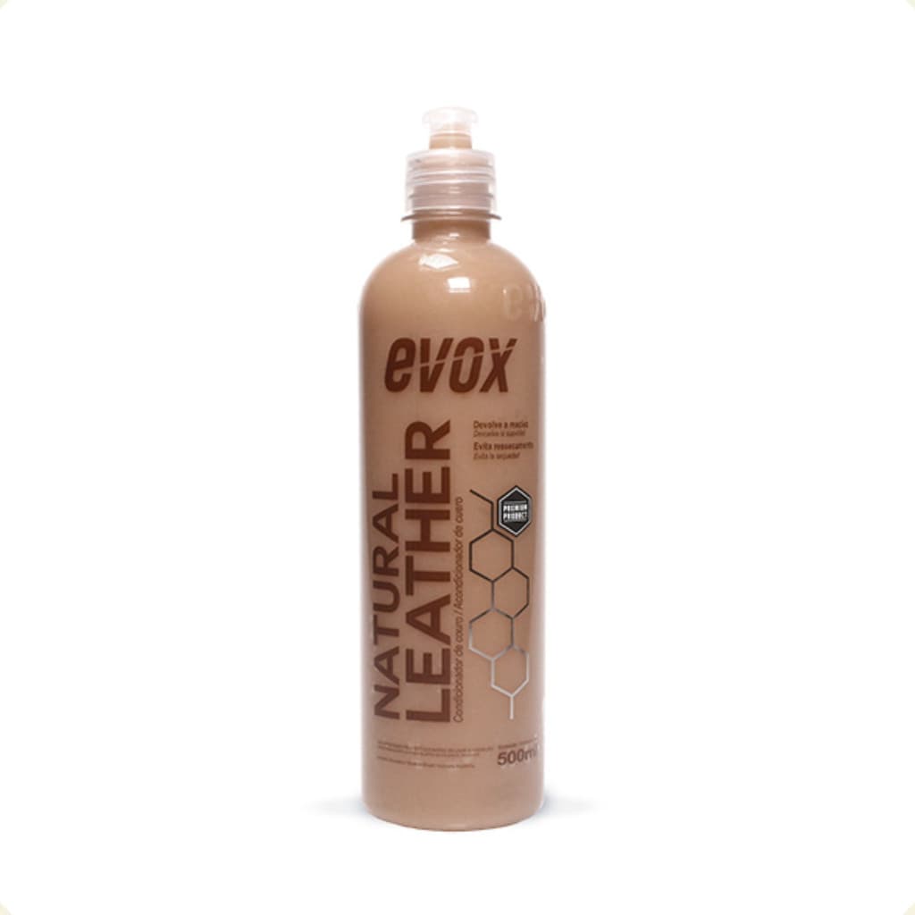 Condicionador De Couro Natural Leather Automotivo 500ml Evox