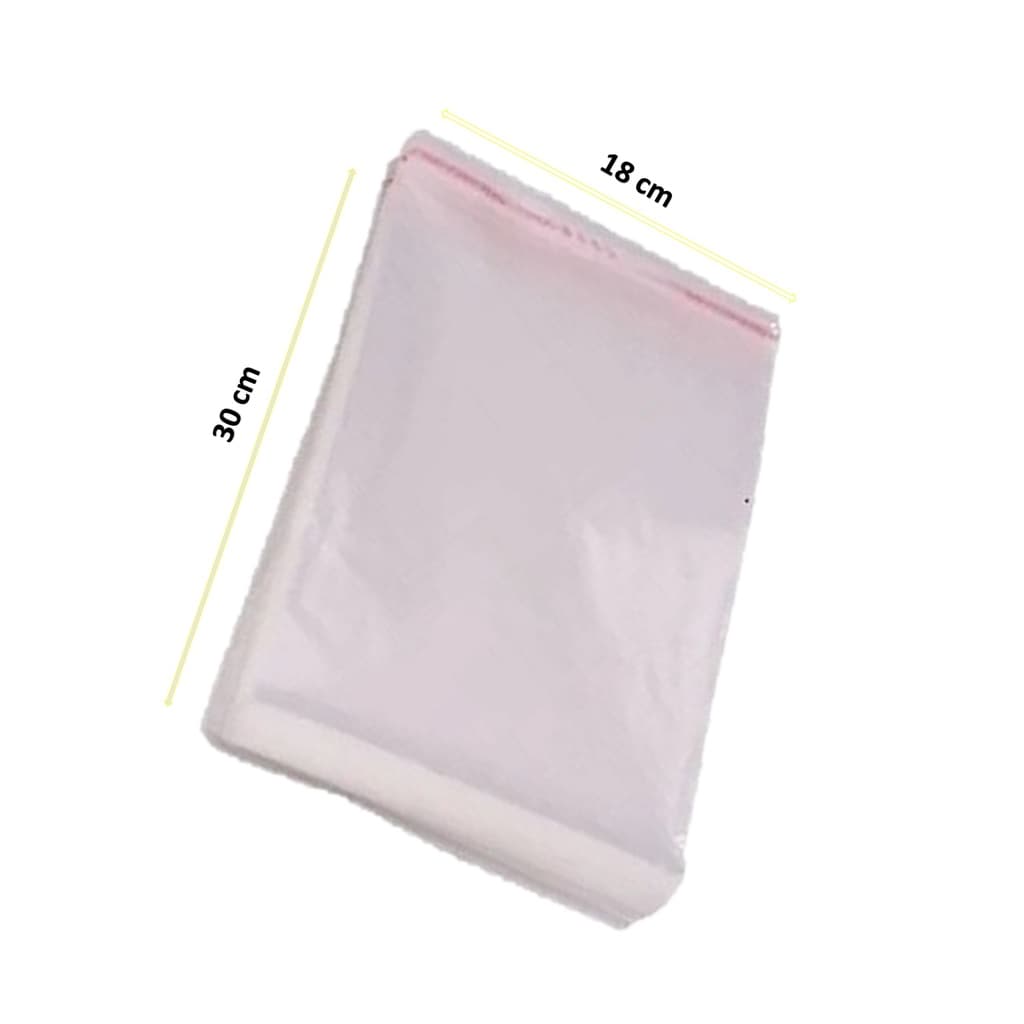 Saquinho 18x30 Aba Adesivo Sacola Saco Adesivado 100 Unidades