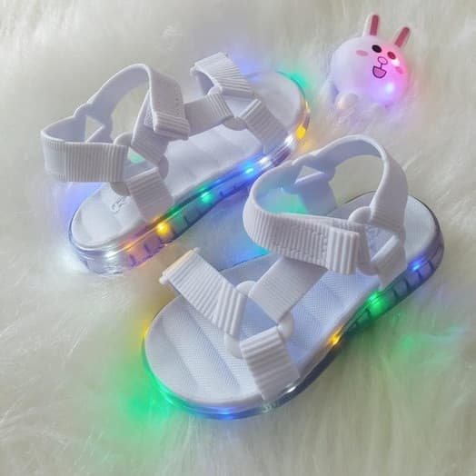 Papete Infantil Sandalia Papete Infantil Feminina Bebe Menina com Luz de Led Infantil 2024 Confira já lançamento 2026