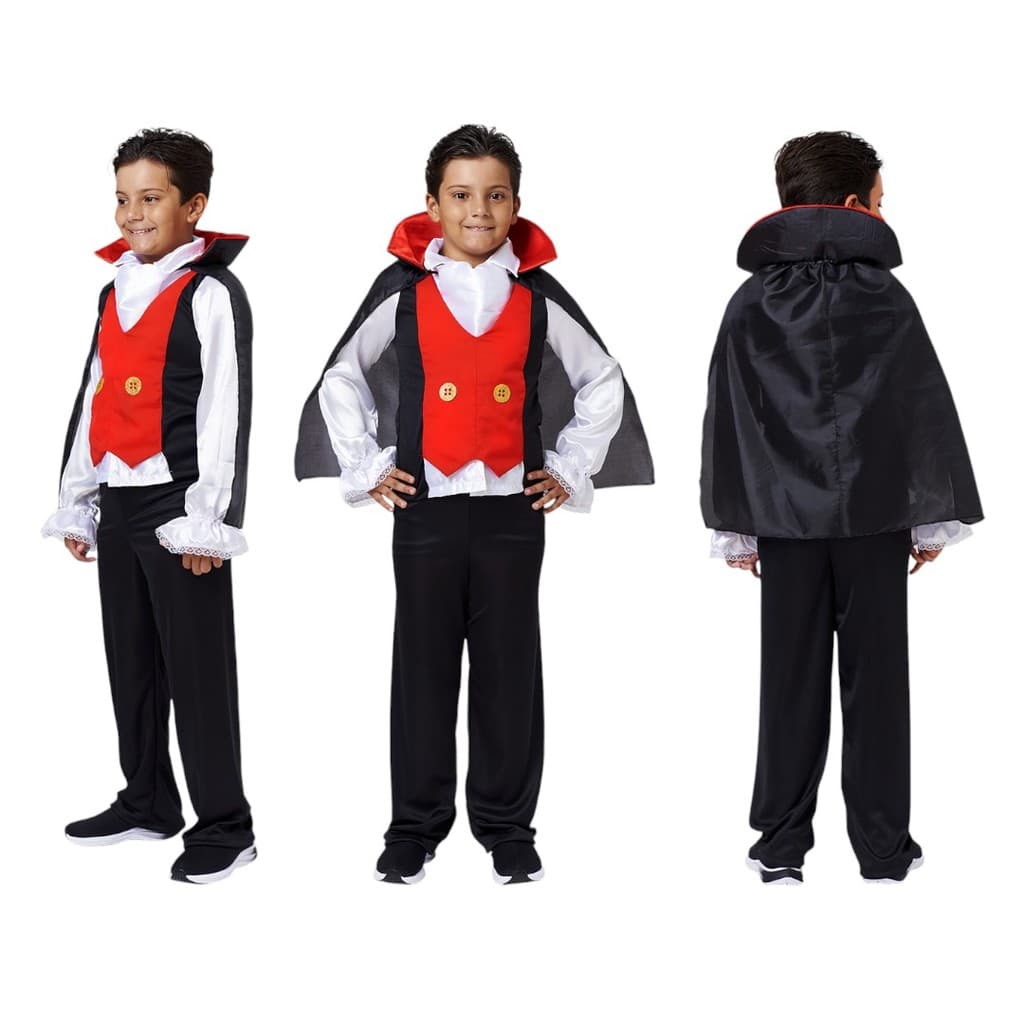 Fantasia infantil de Carnaval pra menino - vampiro Dracula fantasia infantil vampiro