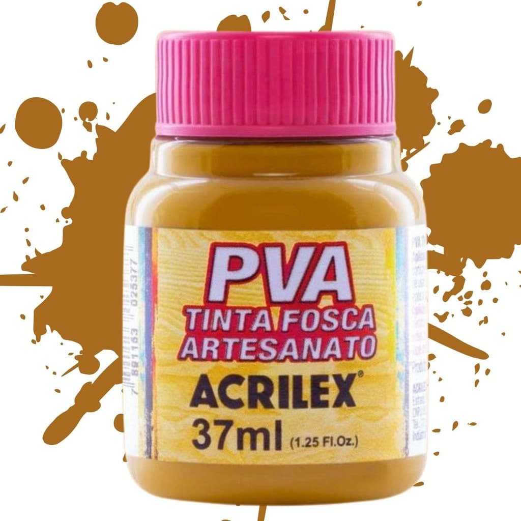 Tinta PVA 37ml 564 - Amarelo Ocre