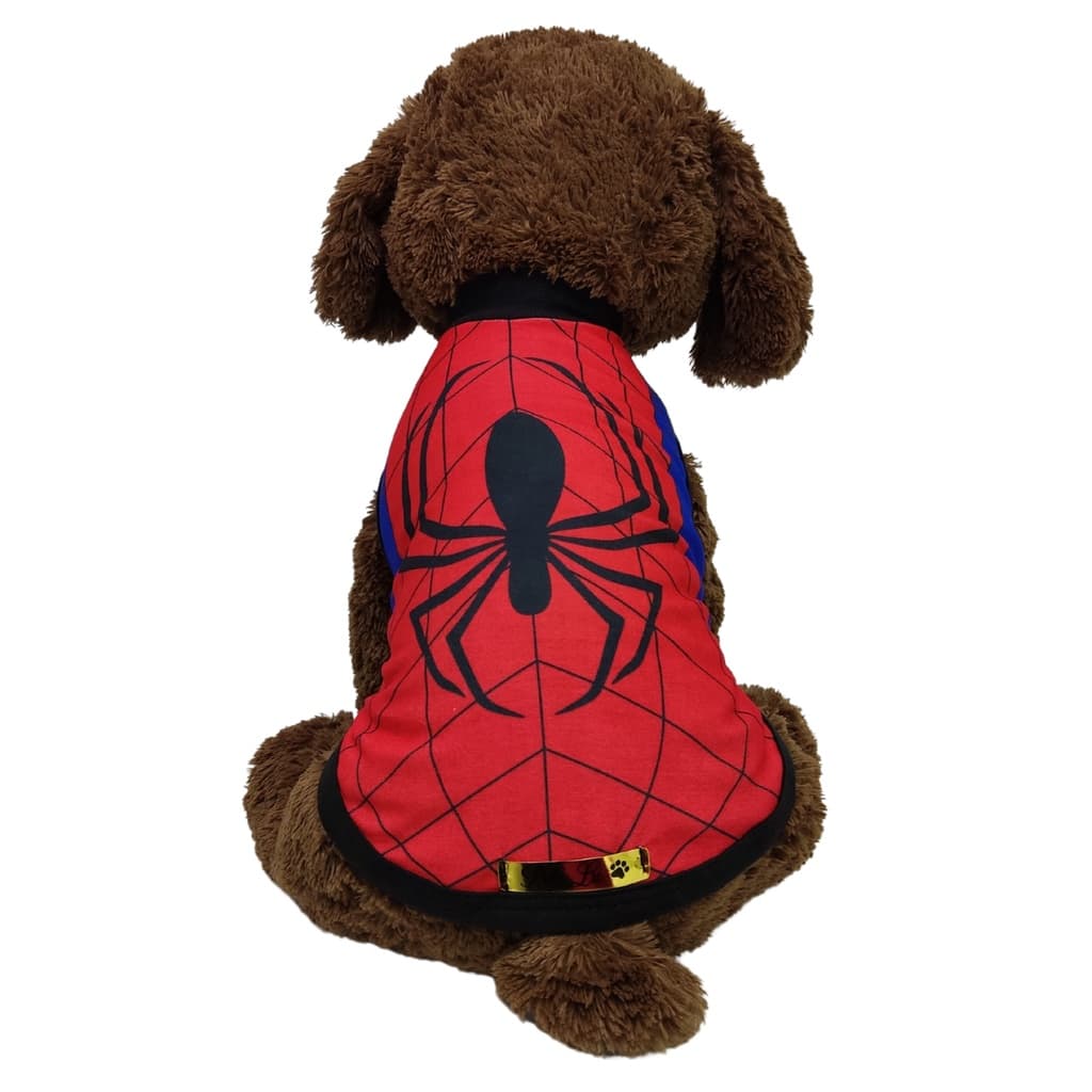 Roupa Pet - Aranha Modelo Regata Básica heróis spider