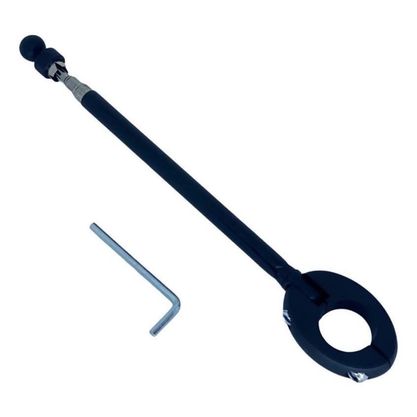 Antena Corta Pipa Moto Retrátil Anti Cerol Aço Inox Guidão
