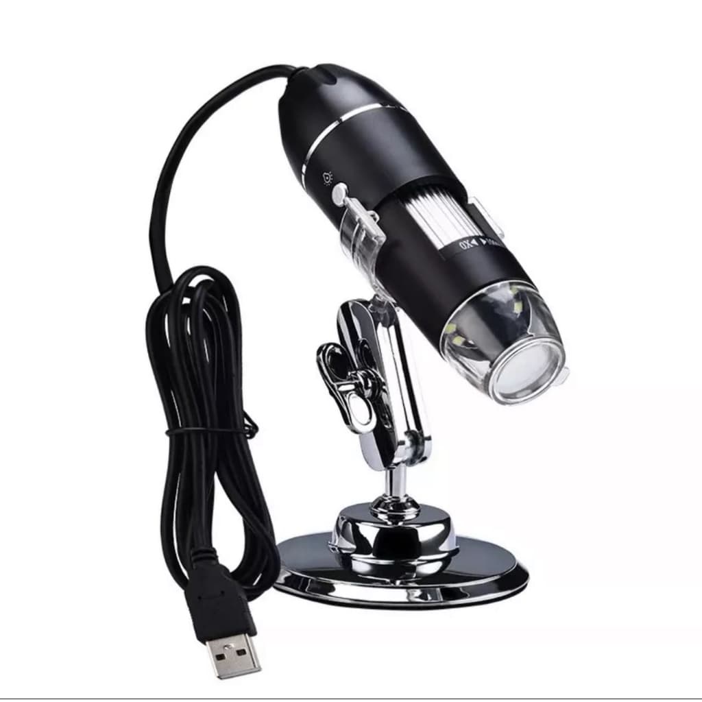 1600x Microscópio Zoom 1600x CAM 2.0 Mp Profissional Digital com Usb judy store