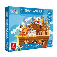 COLECAO POP - QUEBRA CABEÇA 24 PECAS ARCA DE NOE