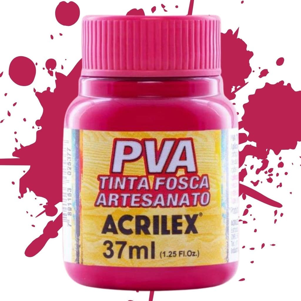 Tinta PVA 37ml 542 - Rosa Escuro
