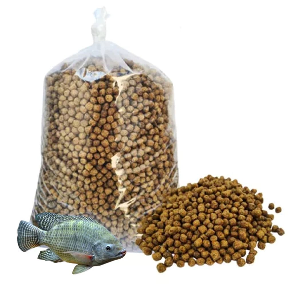Ração para Peixes 1kg | Ração Grossa para Tilápia, Pacu, Tambaqui e Carpas | Crescimento e Engorda