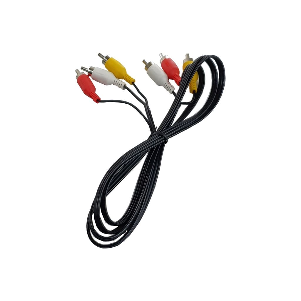 Cabo Audio Video Av 3 Rca Tv Dvd Game Som 1,5 Metros