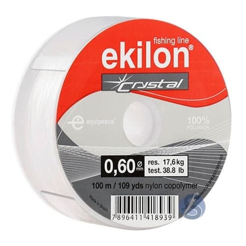 Linha De Pesca 0,60 X 100m Ekilon 100% Poliamida - Kit C/30