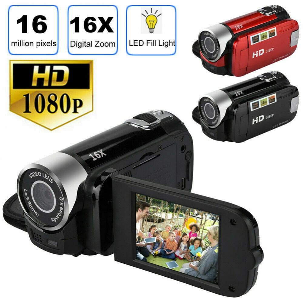 Vídeo Visão Noturna 16x Zoom Universal Câmera De Digital Para Blogger Vídeos Tiro Filmadora Portátil Gravação