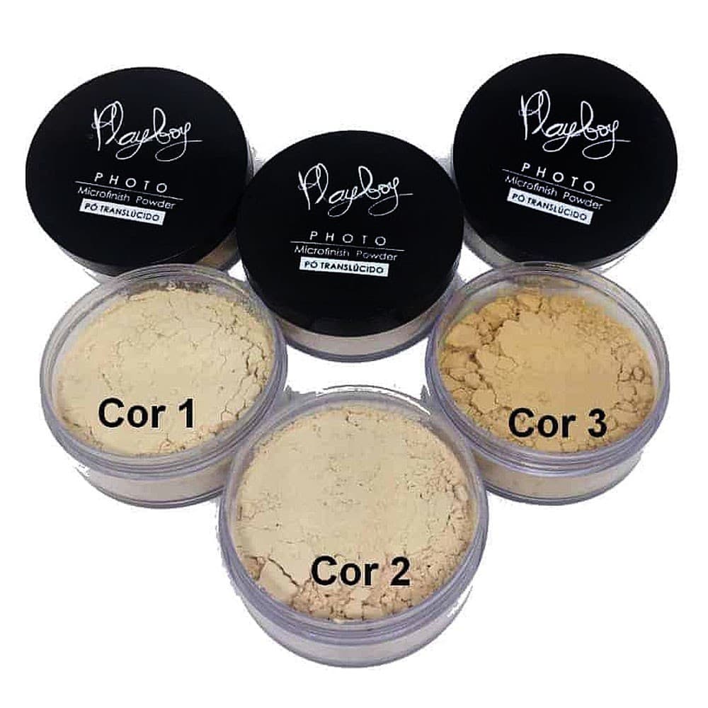 Pó Facial Translúcido Microfinish Powder Playboy PB1033