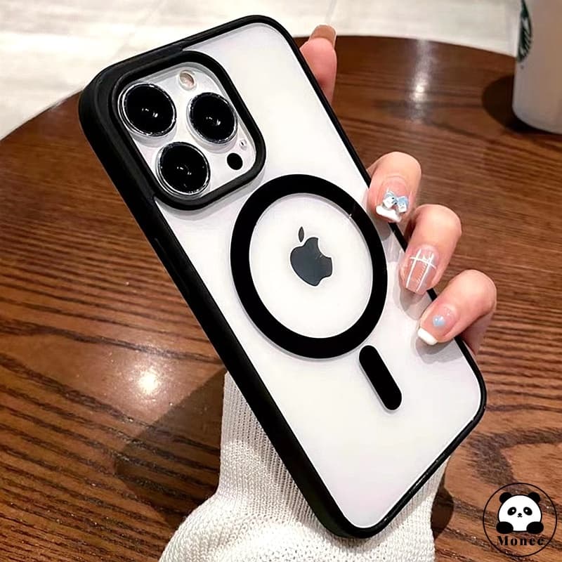 Transparente Capa Dura Compatível Case Capa Capinha De Celular Para iPhone 11 12 13 14 15 Pro Max XR X XS 7 8 Plus
