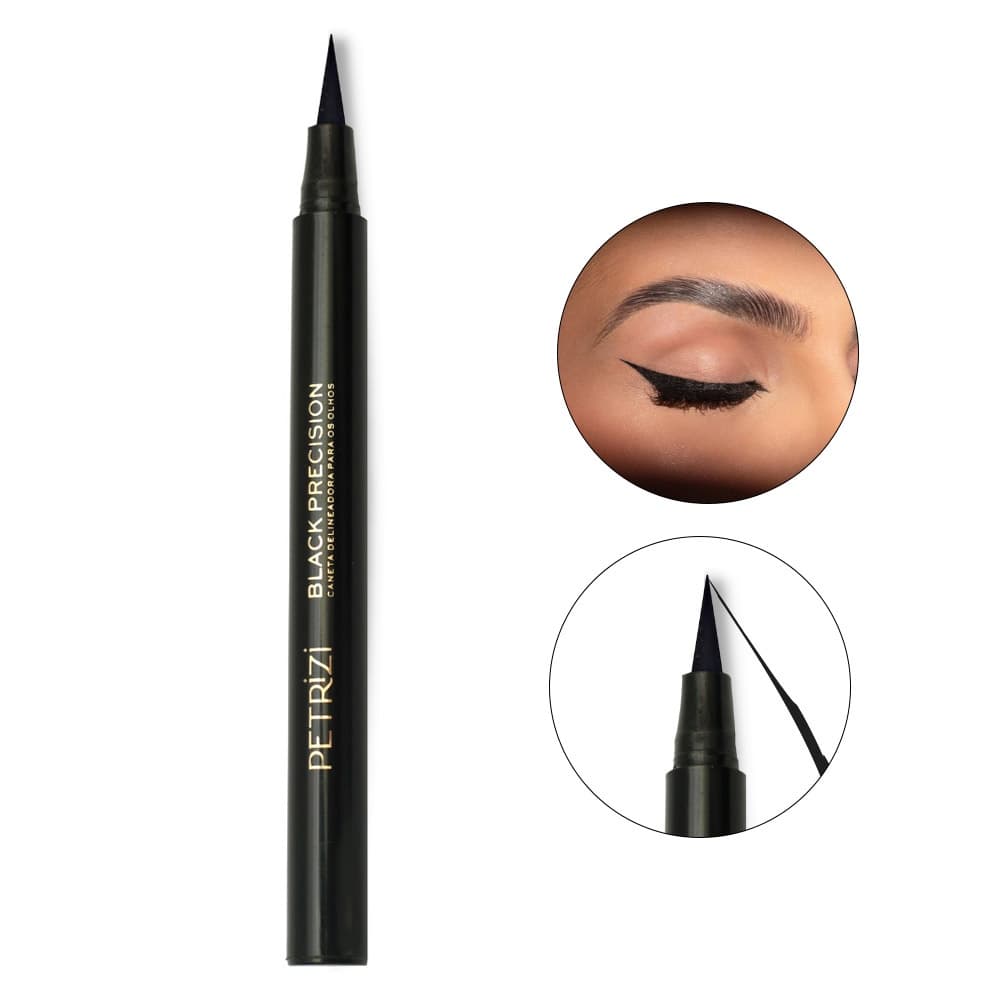Caneta Delineadora Petrizi - Black Precision 1,5 ML