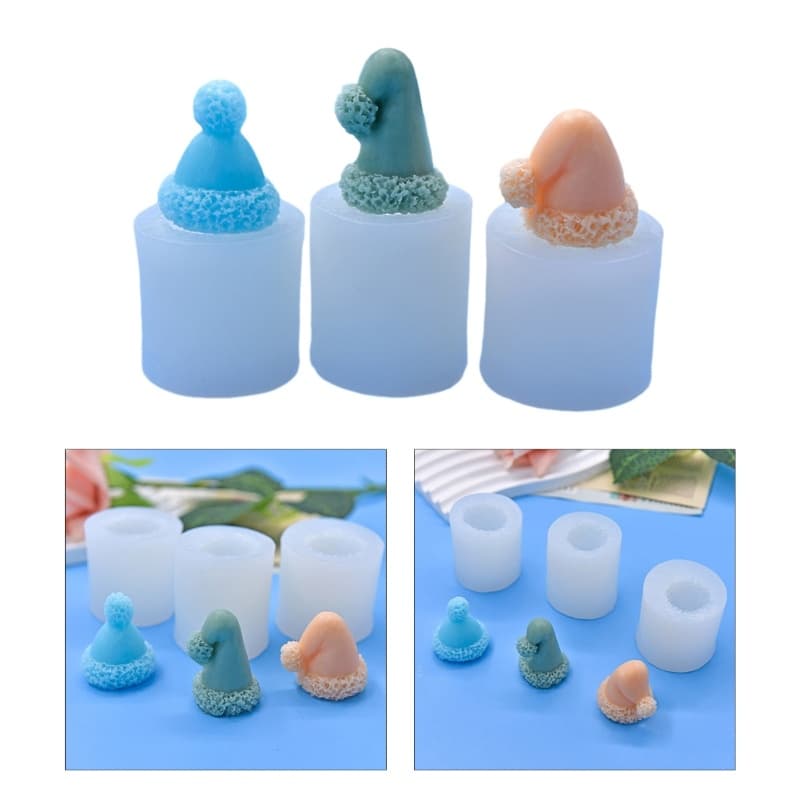 YU Silicone Antigo Para Chapéu De Natal Casa Fácil De Limpar Cozimento De Doces