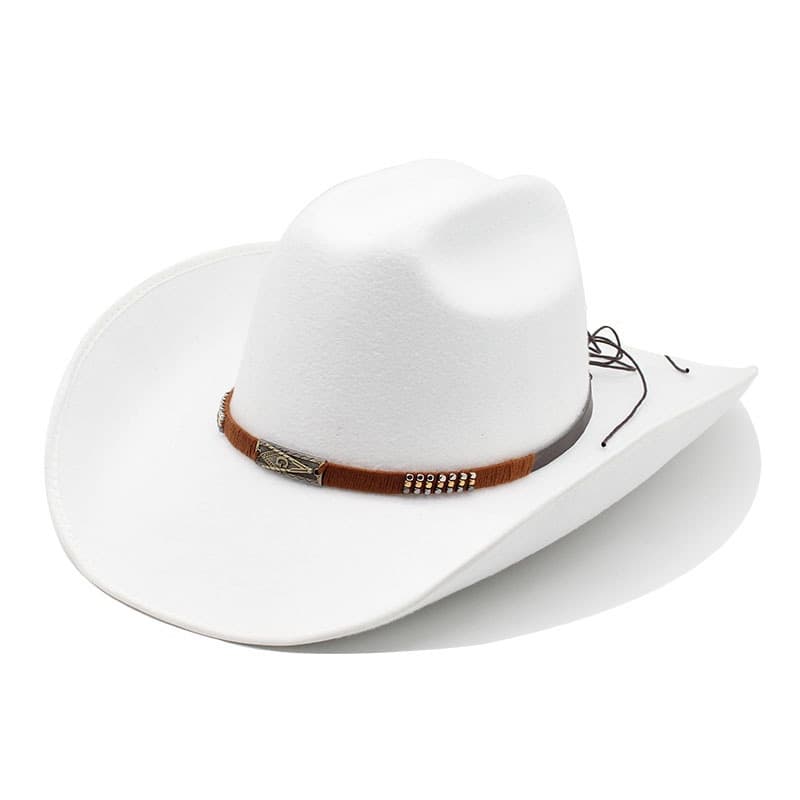 Chapéu De Cowboy Mulher Jazz Cavalheiro País Elegante Festa Panamá