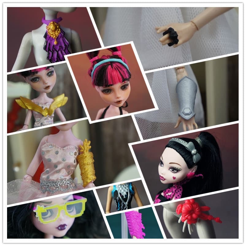 Estranho alta boneca acessórios acessórios monstro genuíno acessórios do ensino médio monstro alta Headwear cinto