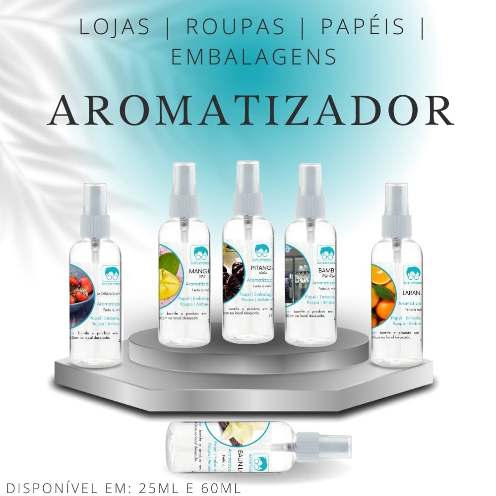 Aromatizador Cheirinho Perfume Embalagem Loja Roupas Papel