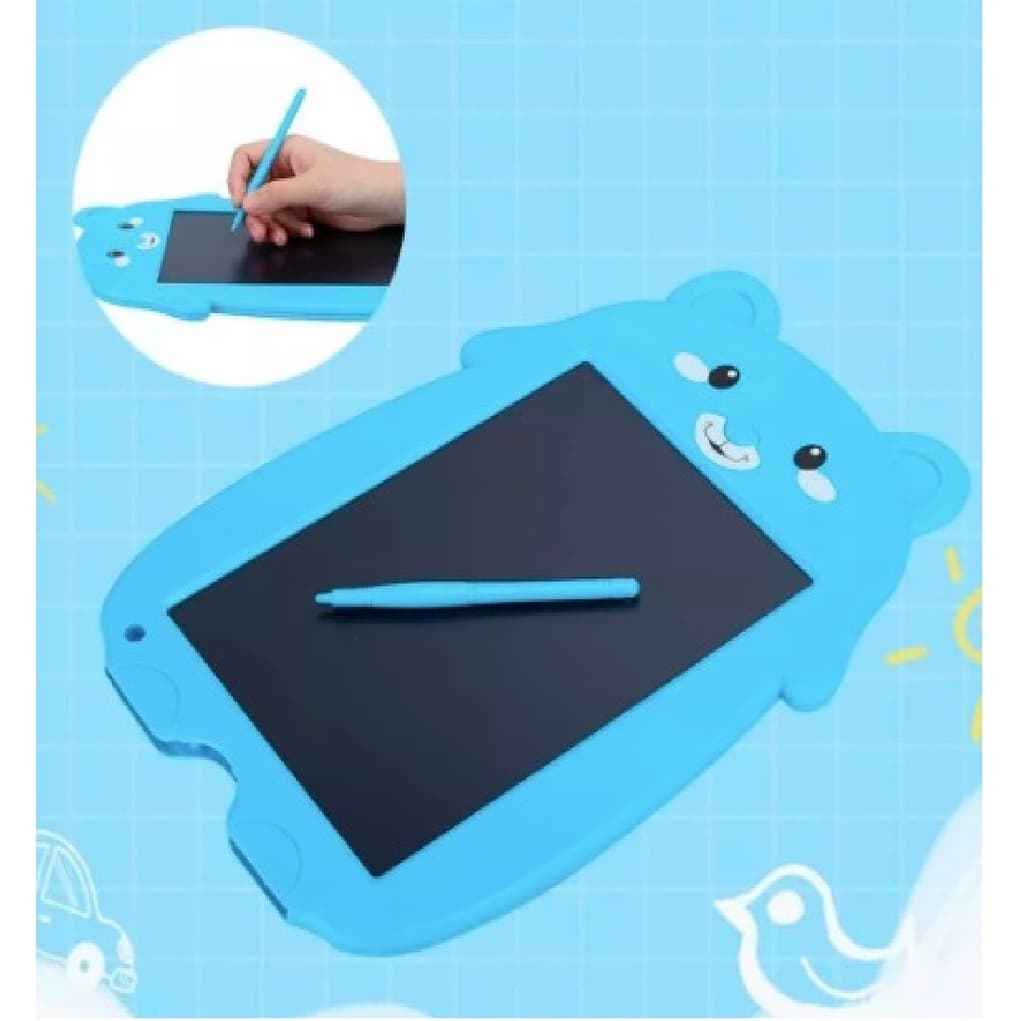 Lousa Mágica Ursinho Tablet Infantil Tela Lcd P/ Escrever E Desenhar