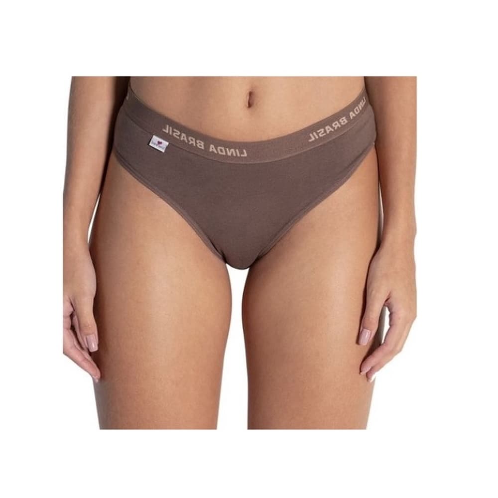 Kit/3 Tanga Cós Lisa Linda Brasil Algodão Cotton