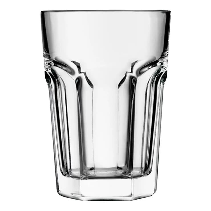 JOGO 12 COPOS VIDRO ALTO GROSSO 400 ML LUXO RESISTENTE AGUA SUCO