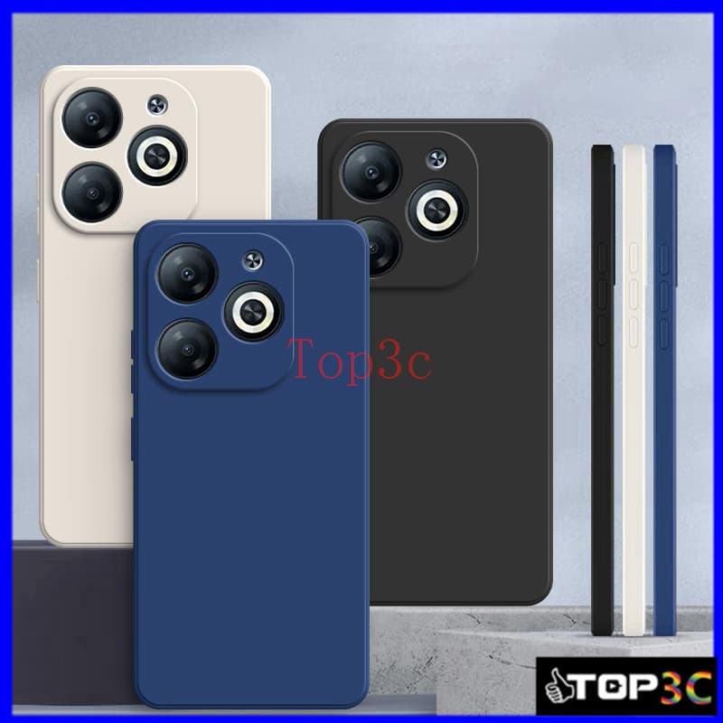 Capinha Tecno Spark Go 2024/Tecno Spark 10 Pro/Tecno Spark 20/POP 8/infinix Smart Hot 40i/Hot 40 Caixa Telefônica De silicone Líquido anti-Queda YT