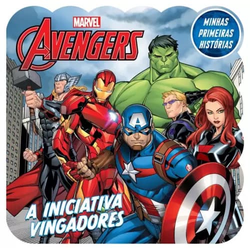 livro Vingadores Trabalho em Equipe - Minhas Primeiras Histórias Disney