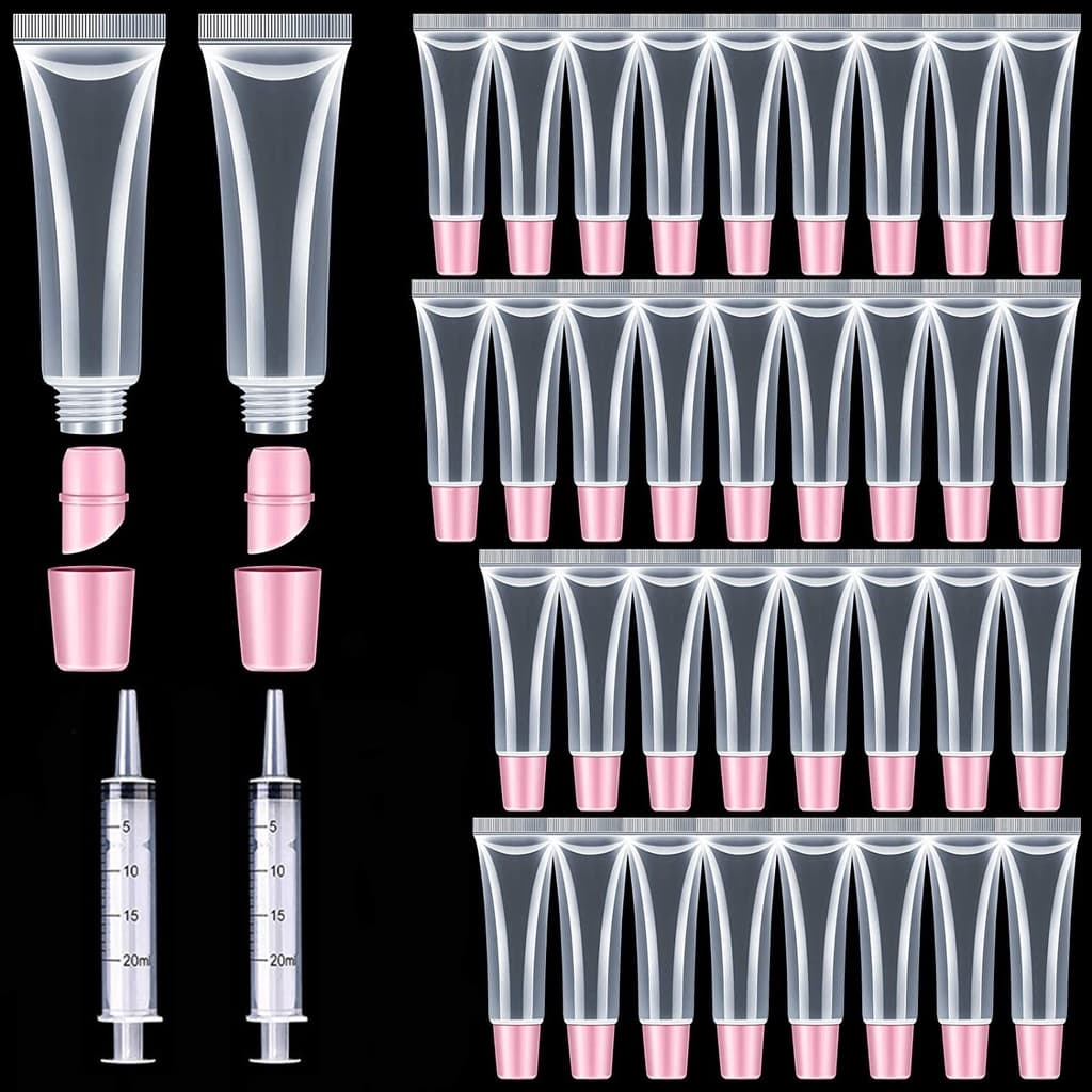 10/30/50PCS 15ML Tubos De Brilho Labial Recipientes Vazios Bálsamo Recarregáveis Ferramenta De Maquiagem Para