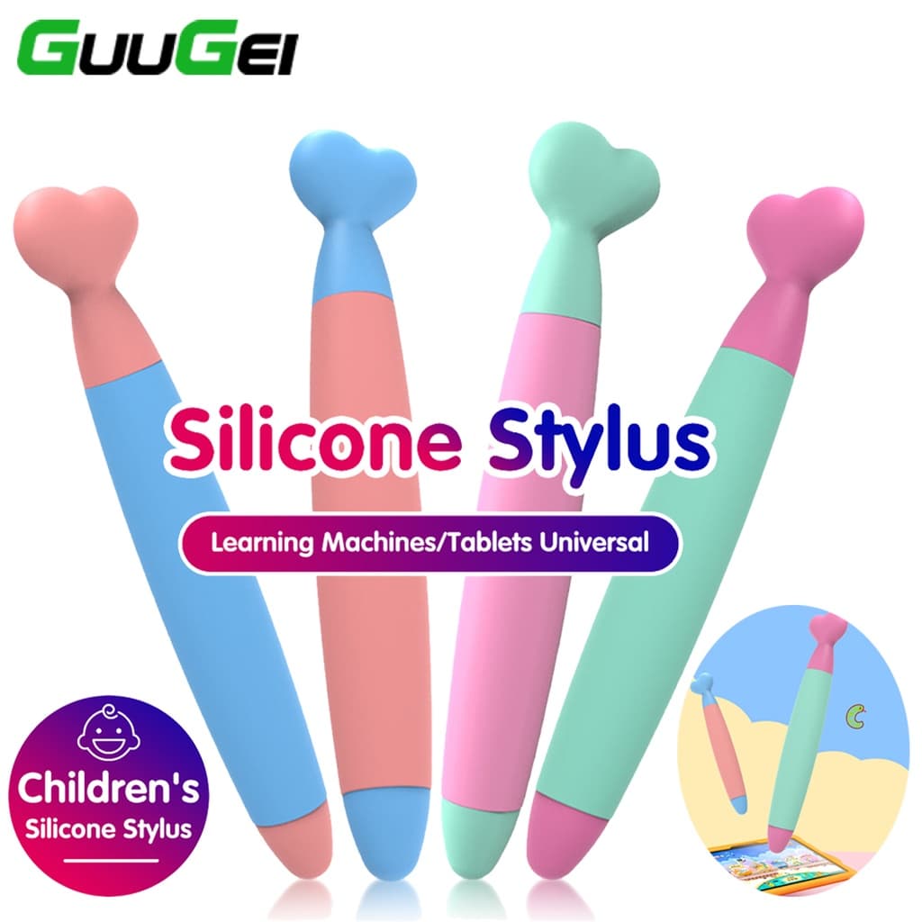Guugei Para Crianças Caneta Stylus Silicone Tela De Toque Profissional Escrita Desenho Telefone Tablet