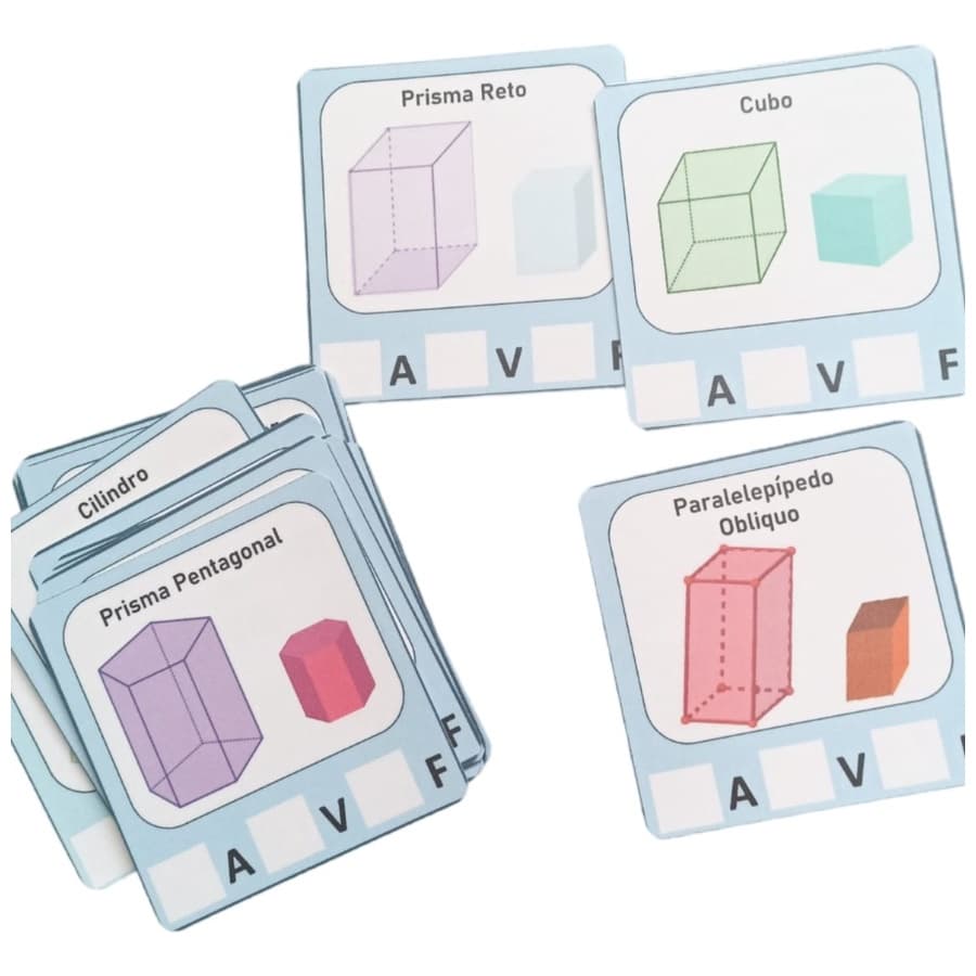 Jogo Educativo Matemática Formas Geométricas Espaciais Plana