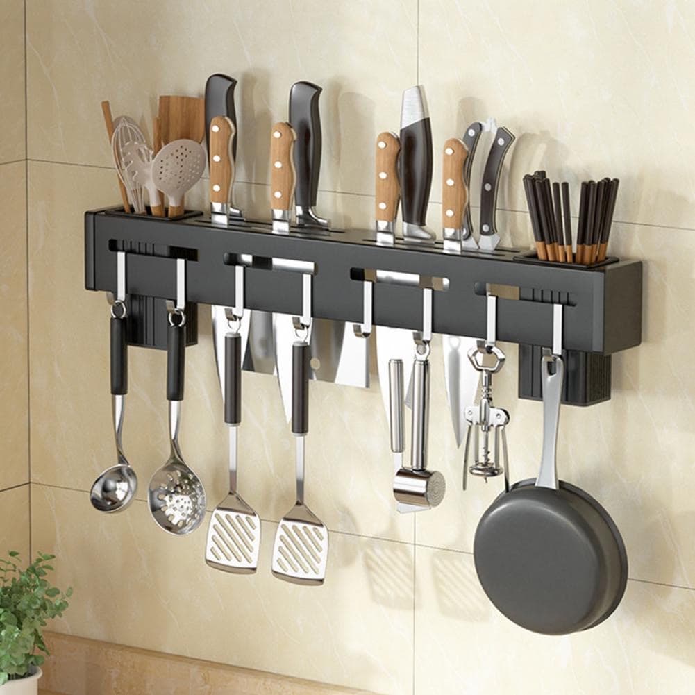 Talheres Porta de Parede - Mantenha Sua Cozinha Organizada e Bonita/prateleiras de cozinha multiuso porta faca colher garfo talher suporte de organizador utensílios casa de cozinha domésticos