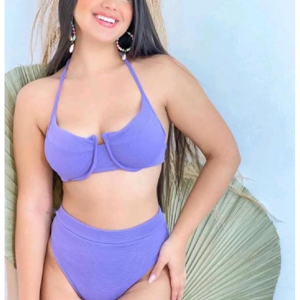 Biquini  Eimy  Meia Taca Feminina Canelado Lancamento Moda Gringa