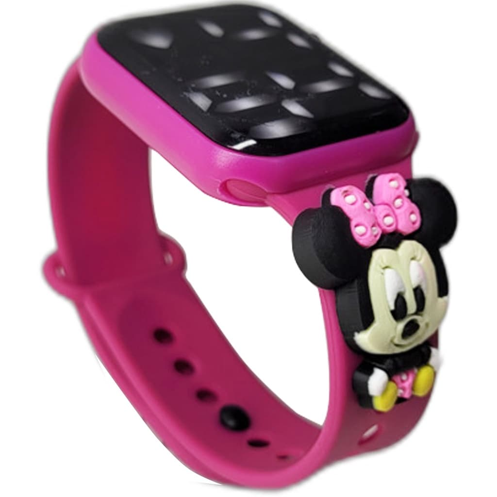 Relógio digital Infantil Minnie Resistente à Água