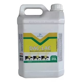 Detergente Alcalino Clorado Ordenha Dac-lac 20lts Borlen