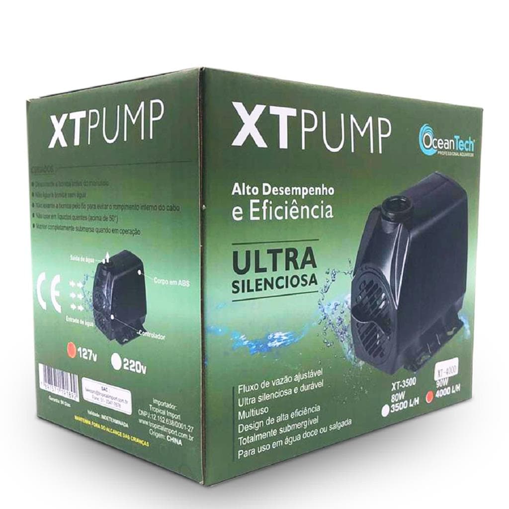 BOMBA SUBMERSA OCEAN TECH XT 4000 - 90W 4000L/H