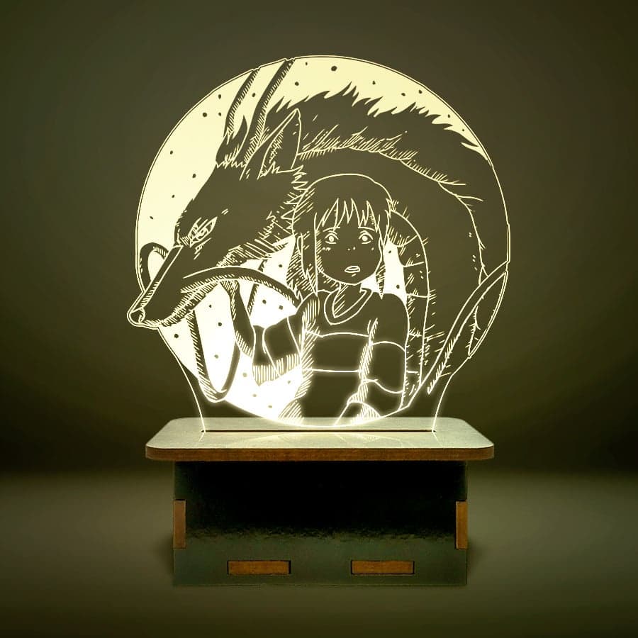 Mini Luminária Studio Ghibli - a Viagem de Chihiro