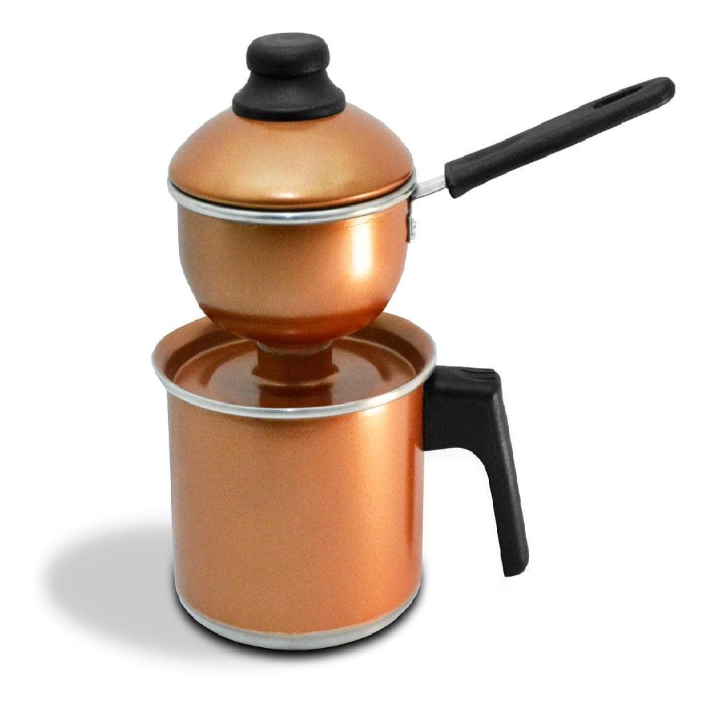 Cuscuzeiro Individual e Cozi Vapore Bronze