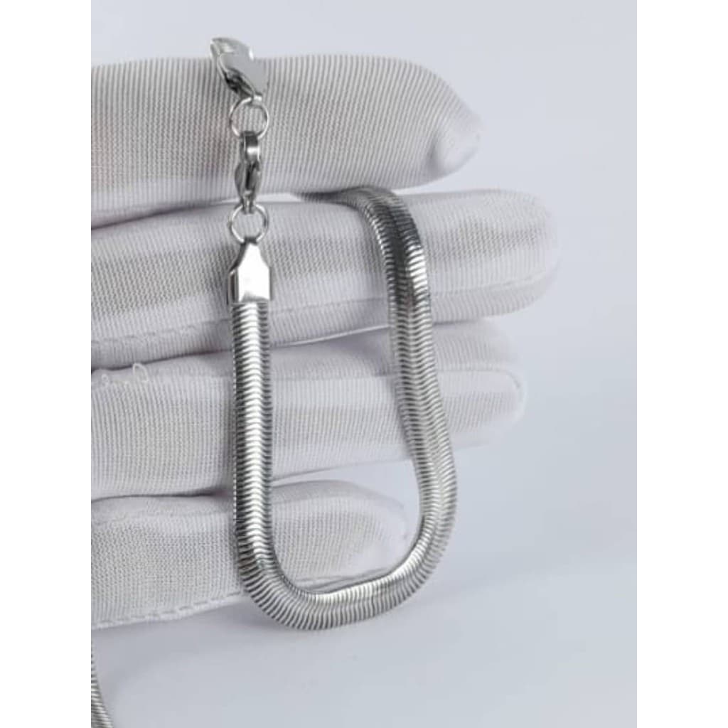 Pulseira Masculina Modelo Lacraia Aço Não Muda De Cor c1